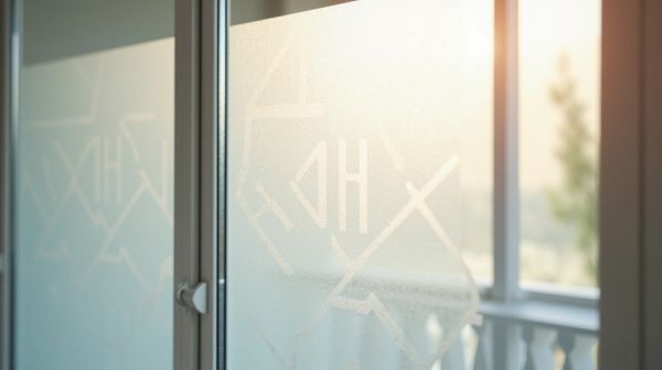 Explore trendy frosted window film options for enhanced privacy