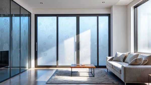 Explore trendy frosted window film options for enhanced privacy